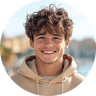 Hombre Invisalign